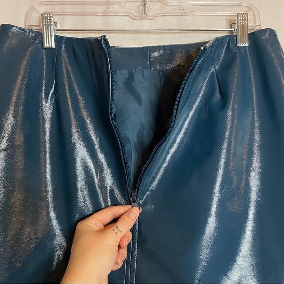 Urban Outfitters Faux Leather Mini Skirt - Picture 11 of 15